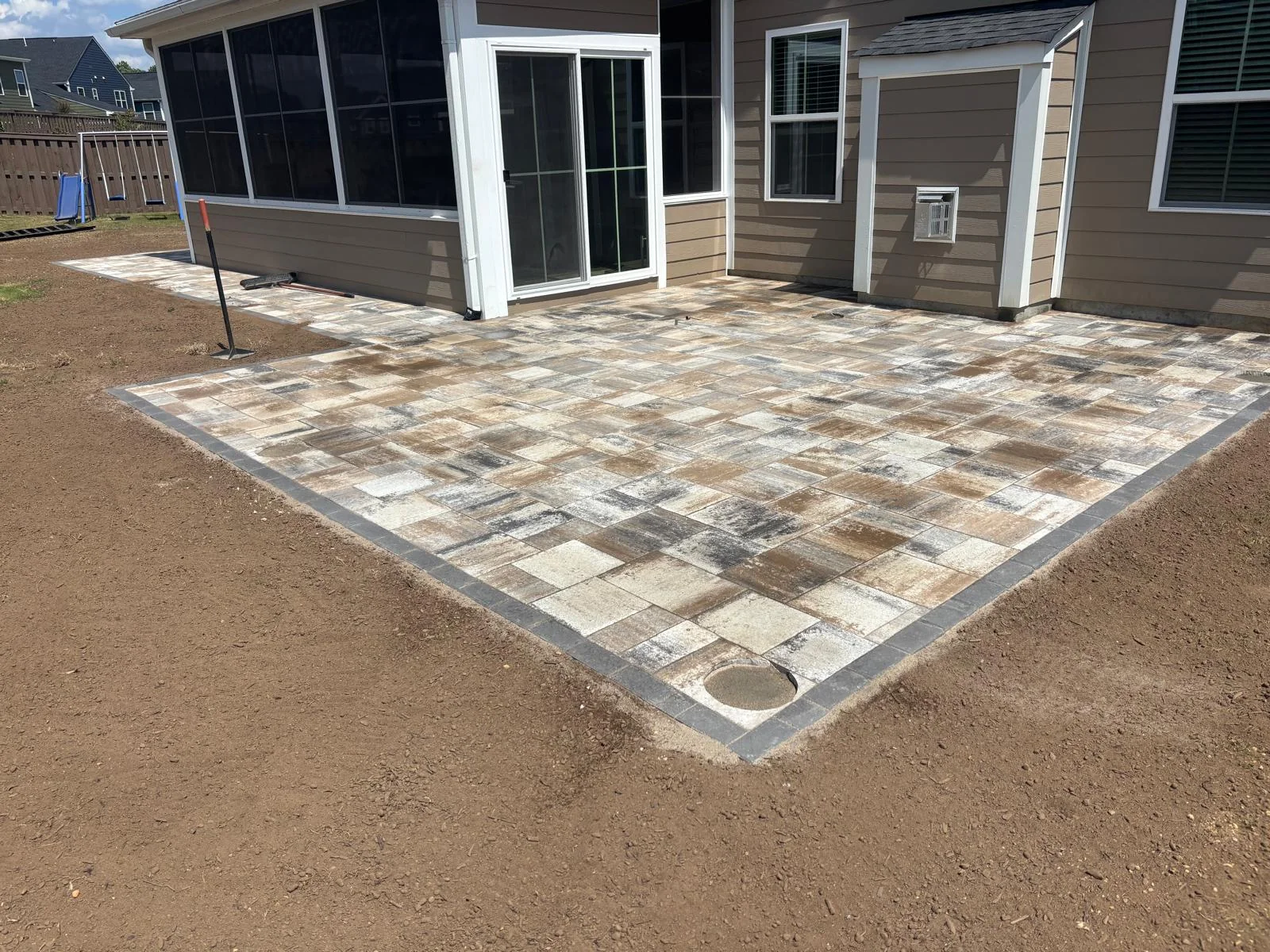 Paver Installation project example for Greenville, South Carolina