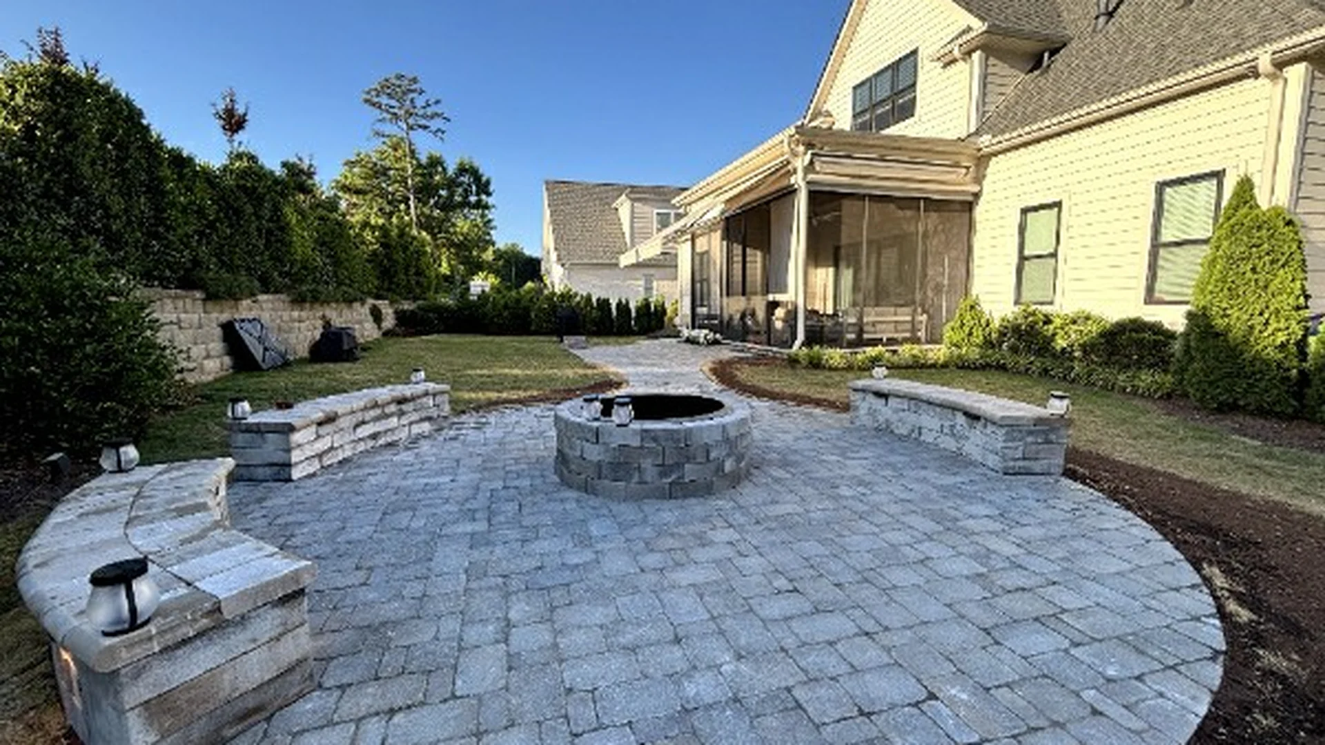 Patios project example for Simpsonville, South Carolina