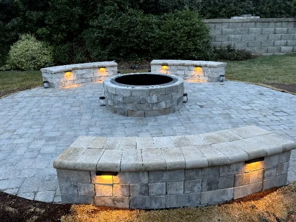 Infinite Outdoor Construction patio detail project photo